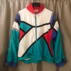 Casual isle retro style windbreaker size L
